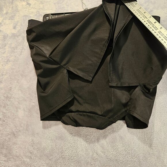 Lands' End Womens Size 14 Swim Bottom Swim Skirt Skirted Black Spandex Blend Str - Picture 7 of 10